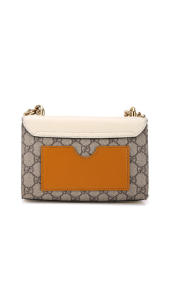 Gucci GG Supreme Padlock Shoulder Bag - Beige