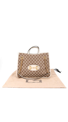 Gucci Horsebit 1955 Tote Bag Medium - Brown