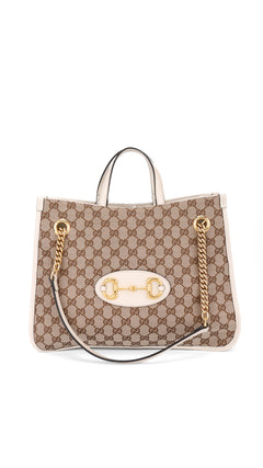 Gucci Horsebit 1955 Tote Bag Medium - Brown