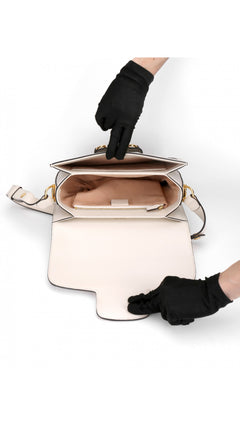 Gucci Horsebit 1995 Shoulder Bag - Grey/White