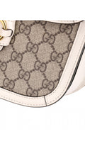 Gucci Horsebit 1995 Shoulder Bag - Grey/White