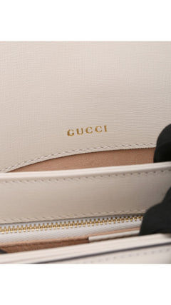 Gucci Horsebit 1995 Shoulder Bag - Grey/White