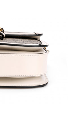 Gucci Horsebit 1995 Shoulder Bag - Grey/White