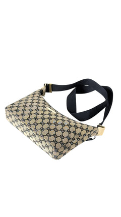 Gucci Monogram Shoulder Bag - Beige