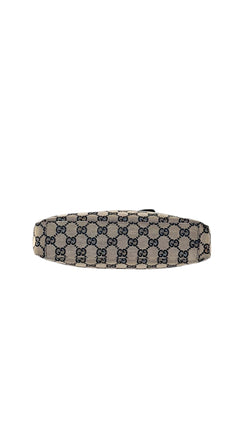 Gucci Monogram Shoulder Bag - Beige