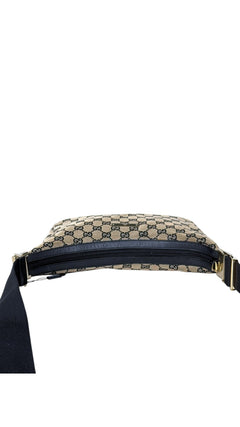 Gucci Monogram Shoulder Bag - Beige