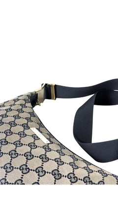 Gucci Monogram Shoulder Bag - Beige