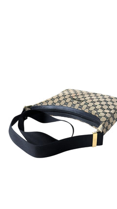 Gucci Monogram Shoulder Bag - Beige