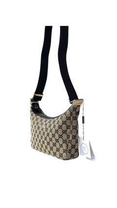 Gucci Monogram Shoulder Bag - Beige