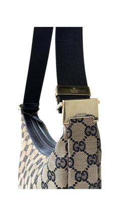 Gucci Monogram Shoulder Bag - Beige