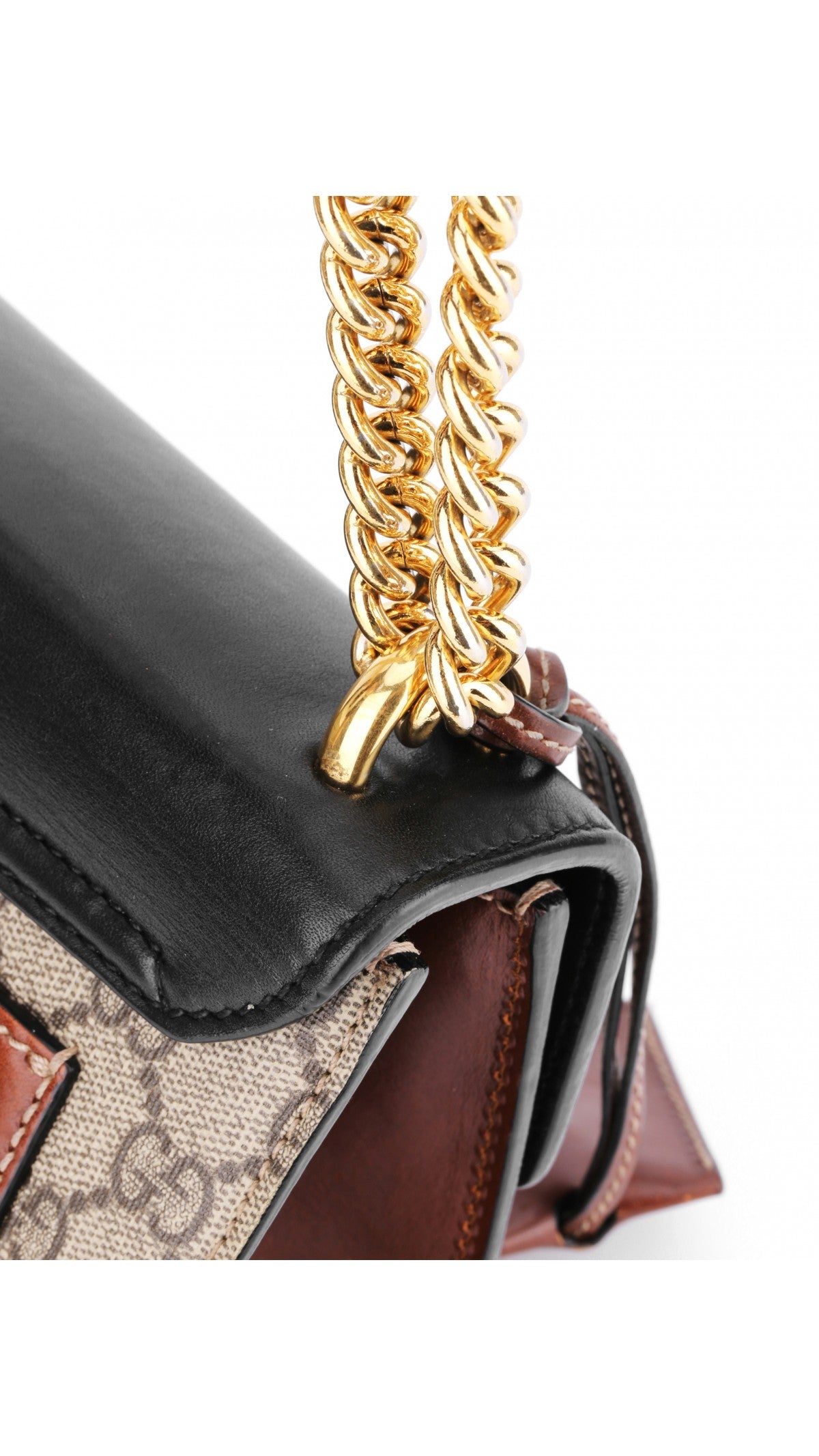 Gucci Padlock Chain Shoulder Bag Small - Black