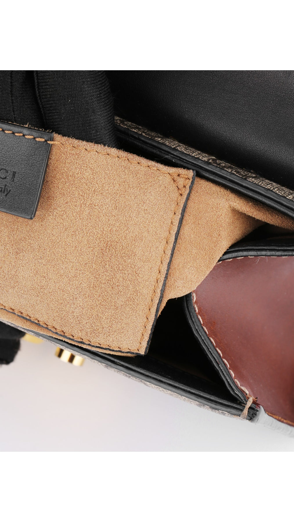 Gucci Padlock Chain Shoulder Bag Small - Black