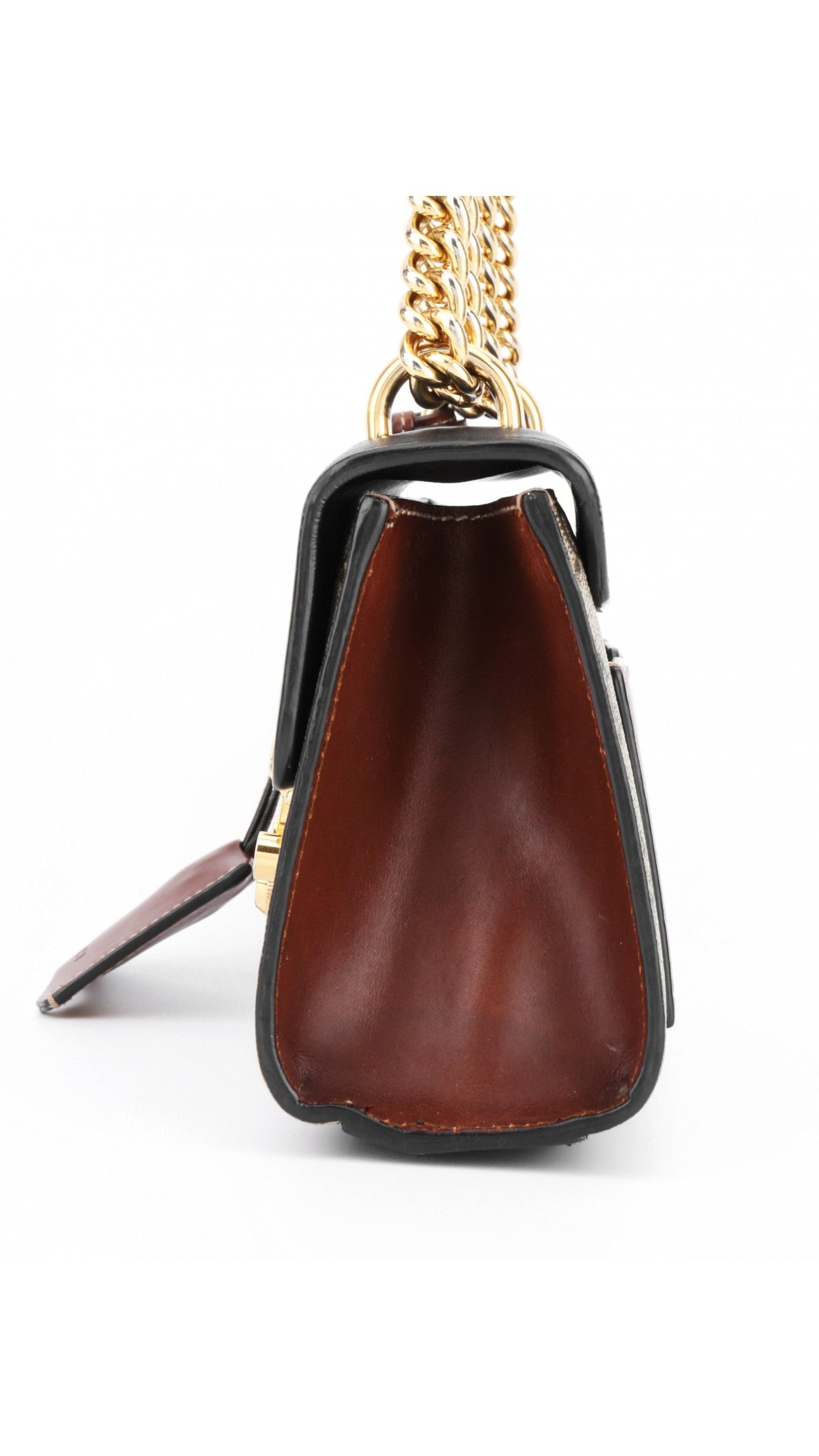 Gucci Padlock Chain Shoulder Bag Small - Black