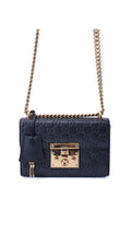 Gucci Padlock Shoulder Bag Guccissima - Black