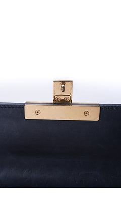 Gucci Padlock Shoulder Bag Guccissima - Black