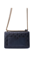 Gucci Padlock Shoulder Bag Guccissima - Black