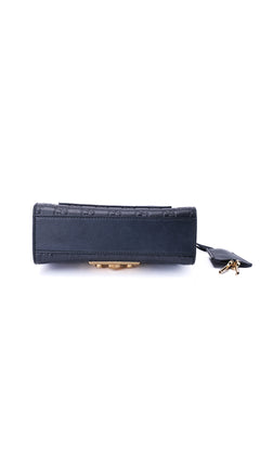 Gucci Padlock Shoulder Bag Guccissima - Black