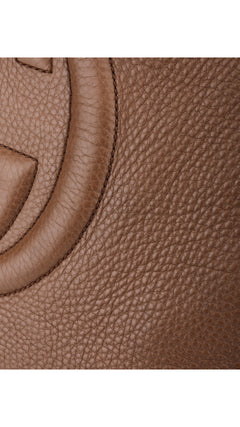 Gucci Soho Chain Tote Bag - Beige