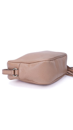 Gucci Soho Disco Crossbody Shoulder Bag - Beige