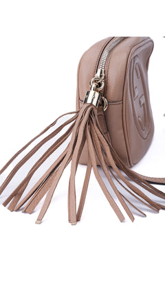 Gucci Soho Disco Crossbody Shoulder Bag - Beige