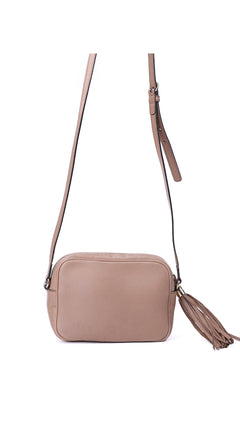 Gucci Soho Disco Crossbody Shoulder Bag - Beige