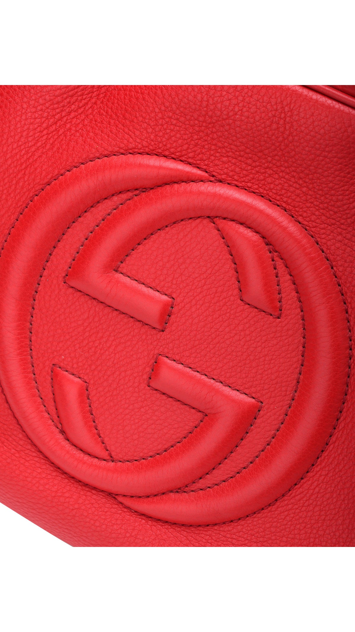 Gucci Soho Disco Tote Bag - Red