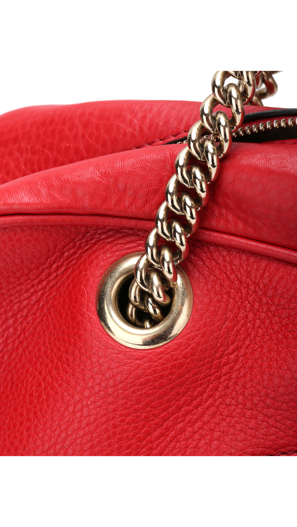 Gucci Soho Disco Tote Bag - Red