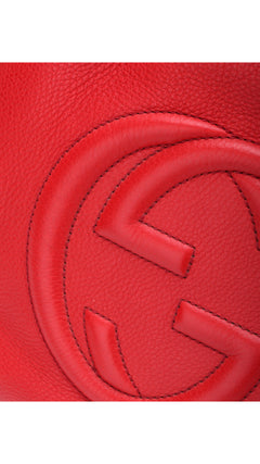 Gucci Soho Disco Tote Bag - Red