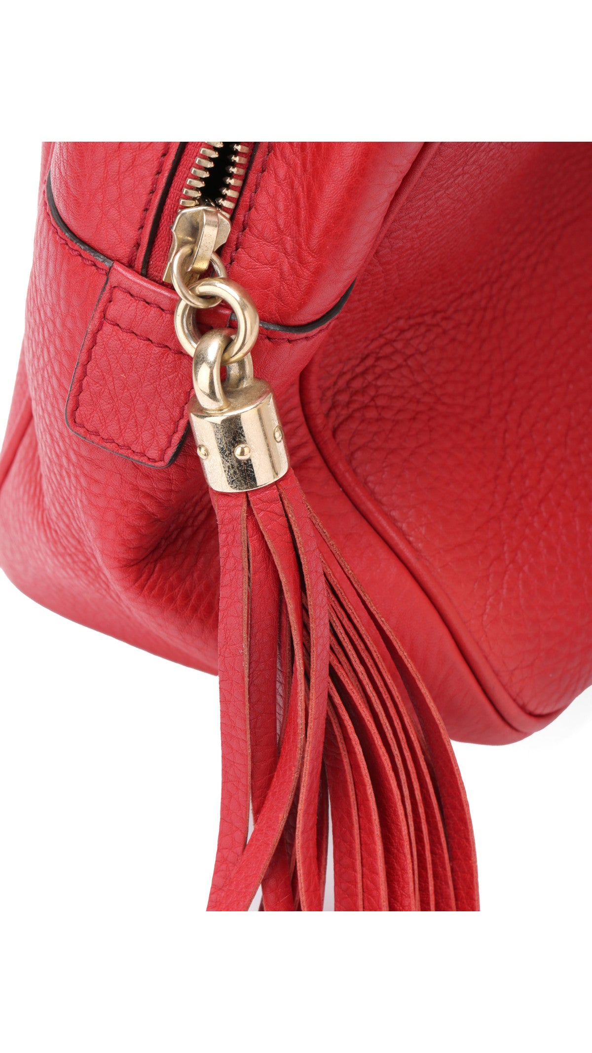 Gucci Soho Disco Tote Bag - Red