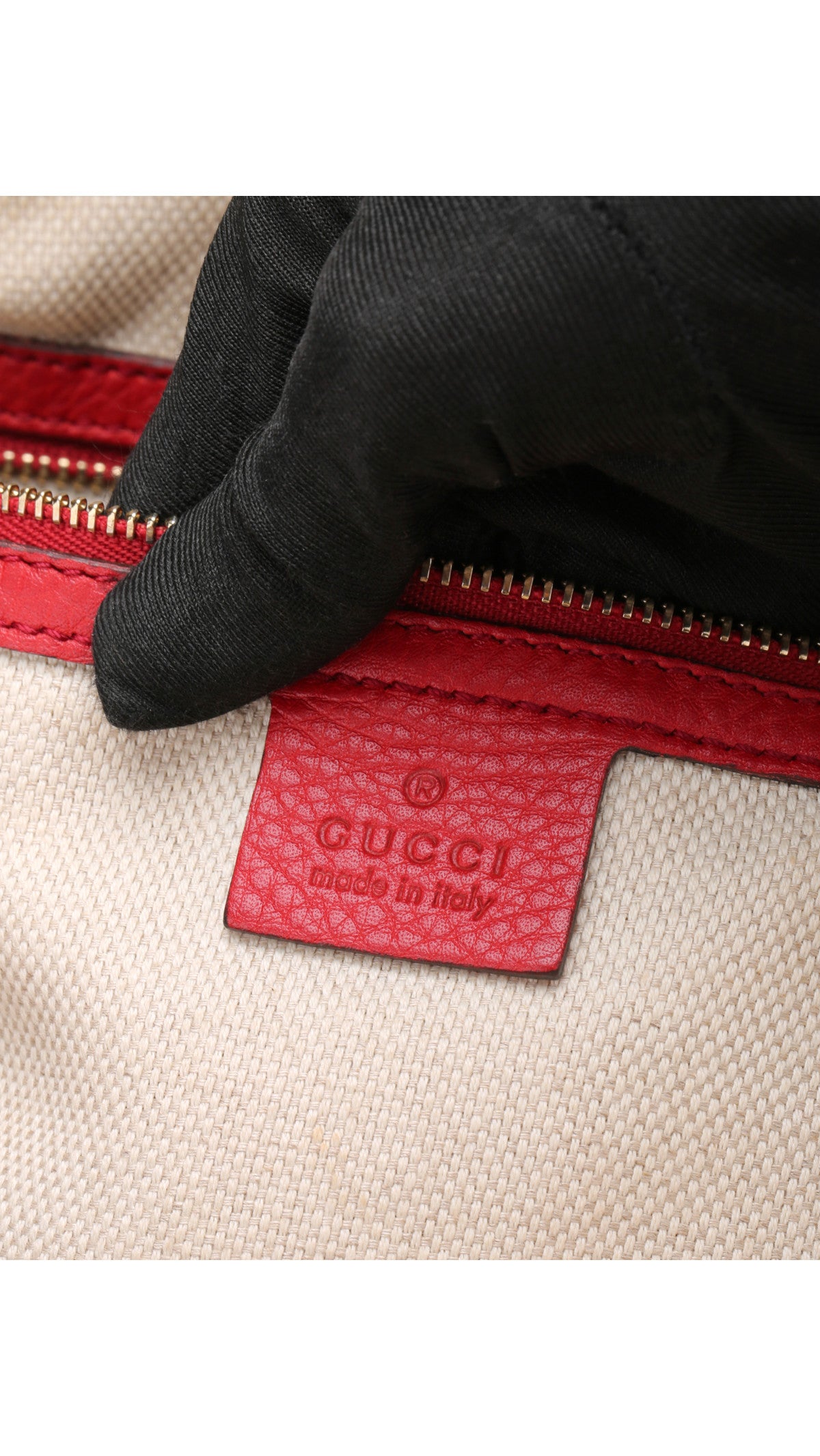 Gucci Soho Disco Tote Bag - Red