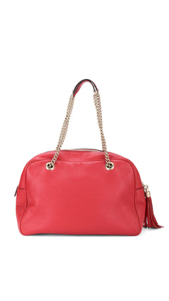 Gucci Soho Disco Tote Bag - Red