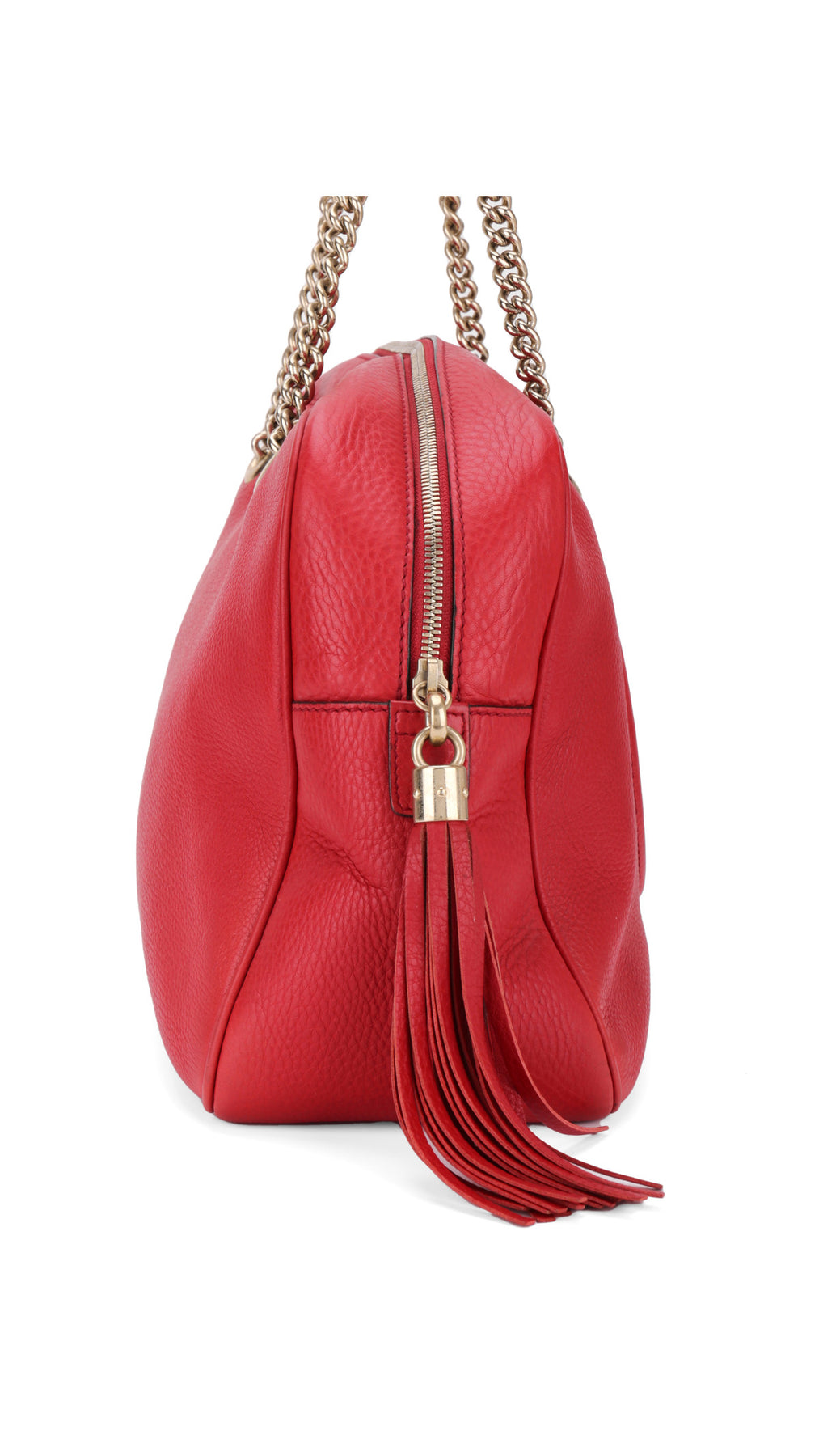 Gucci Soho Disco Tote Bag - Red