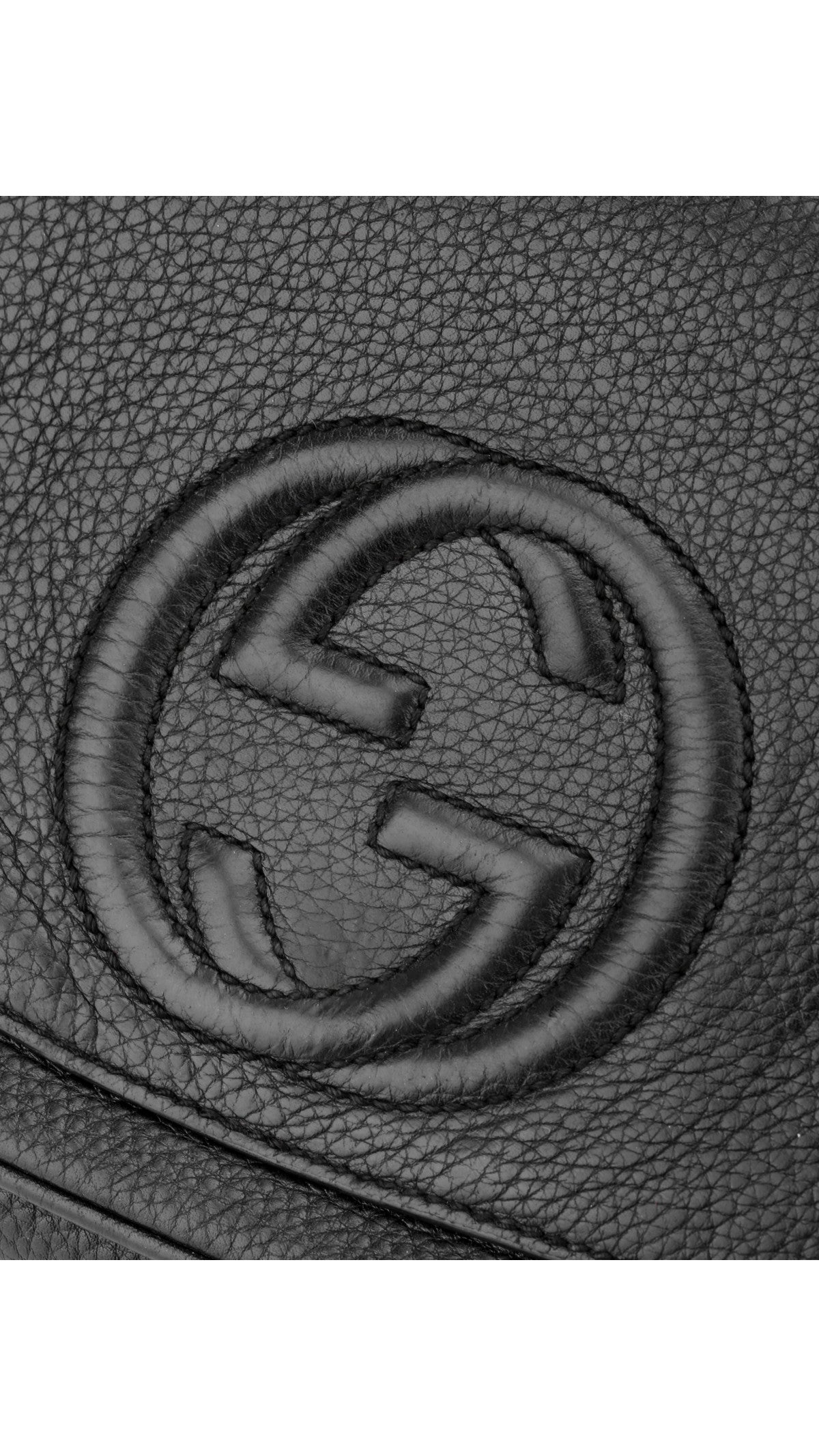 Gucci Soho Leather Chain Shoulder Bag - Black