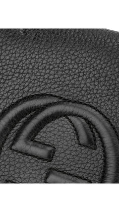 Gucci Soho Leather Chain Shoulder Bag - Black