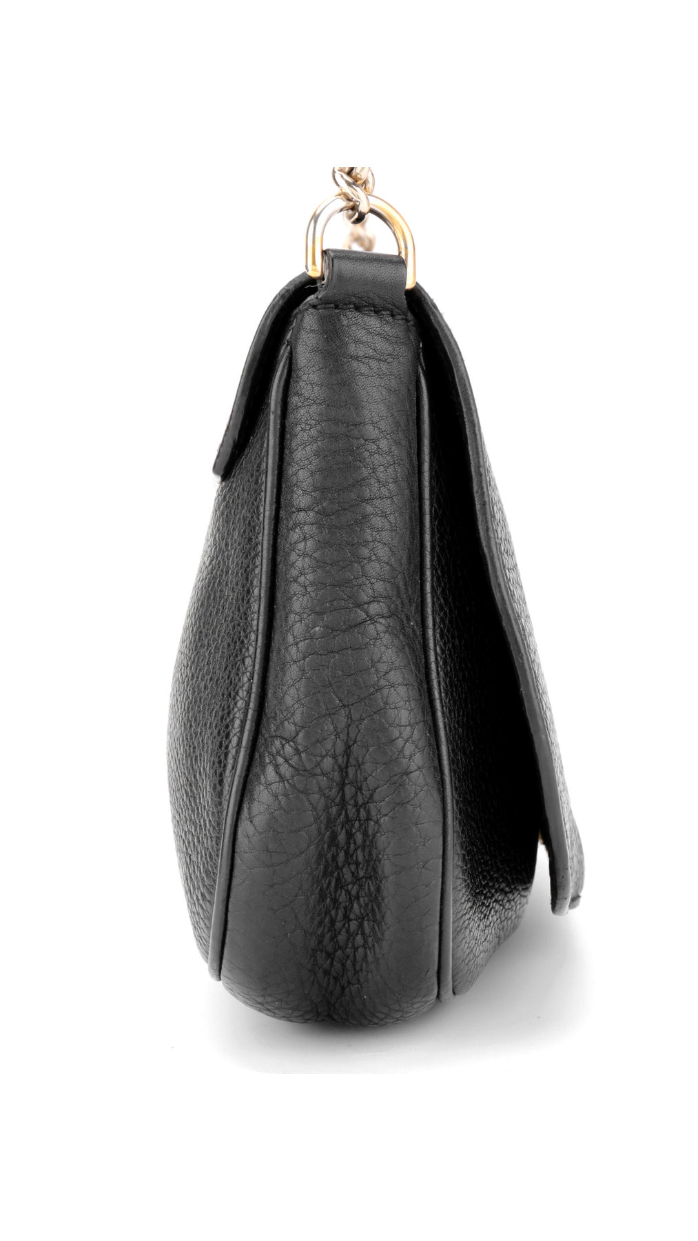 Gucci Soho Leather Chain Shoulder Bag - Black