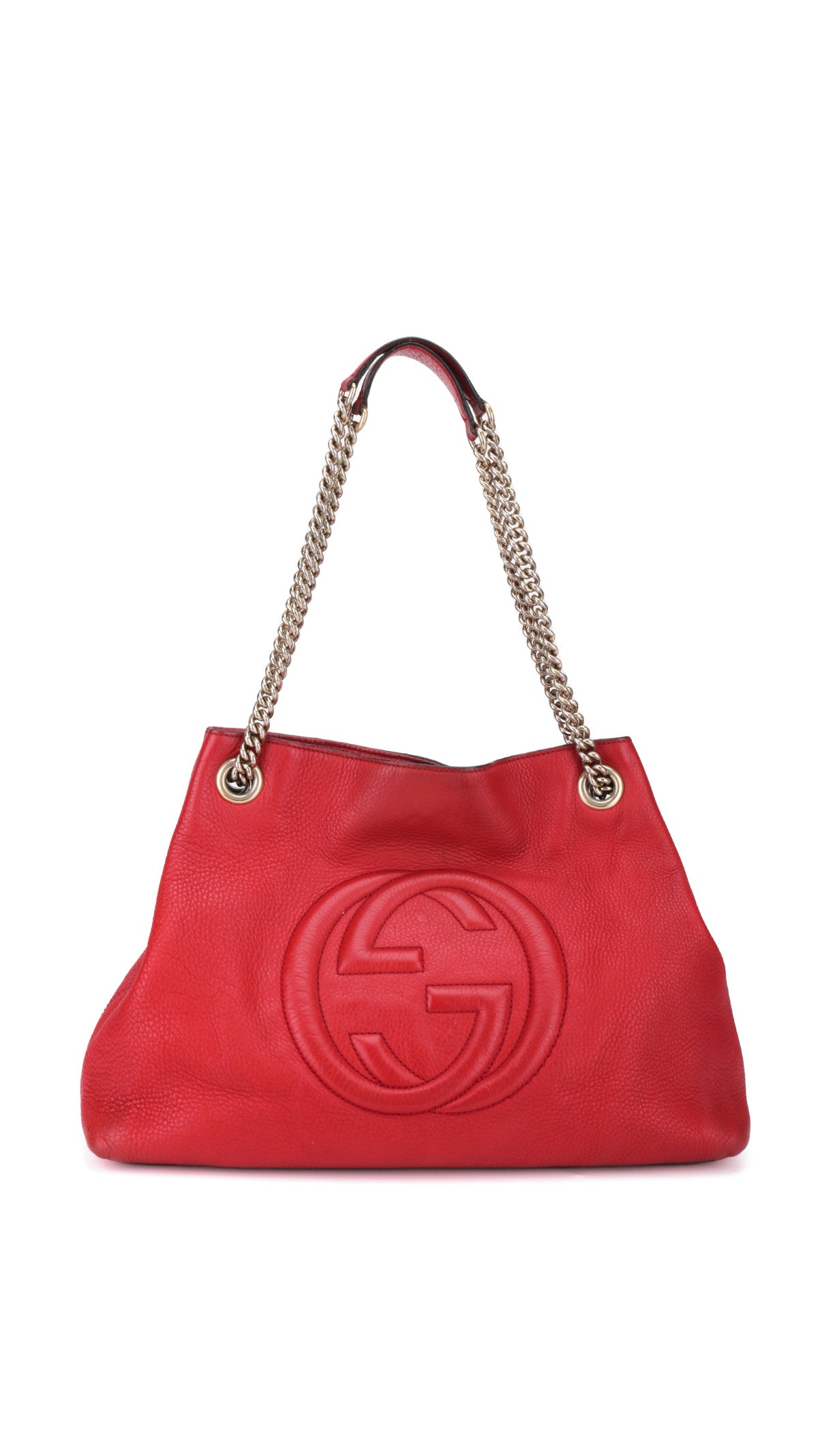 Gucci Soho Tote Bag - Red