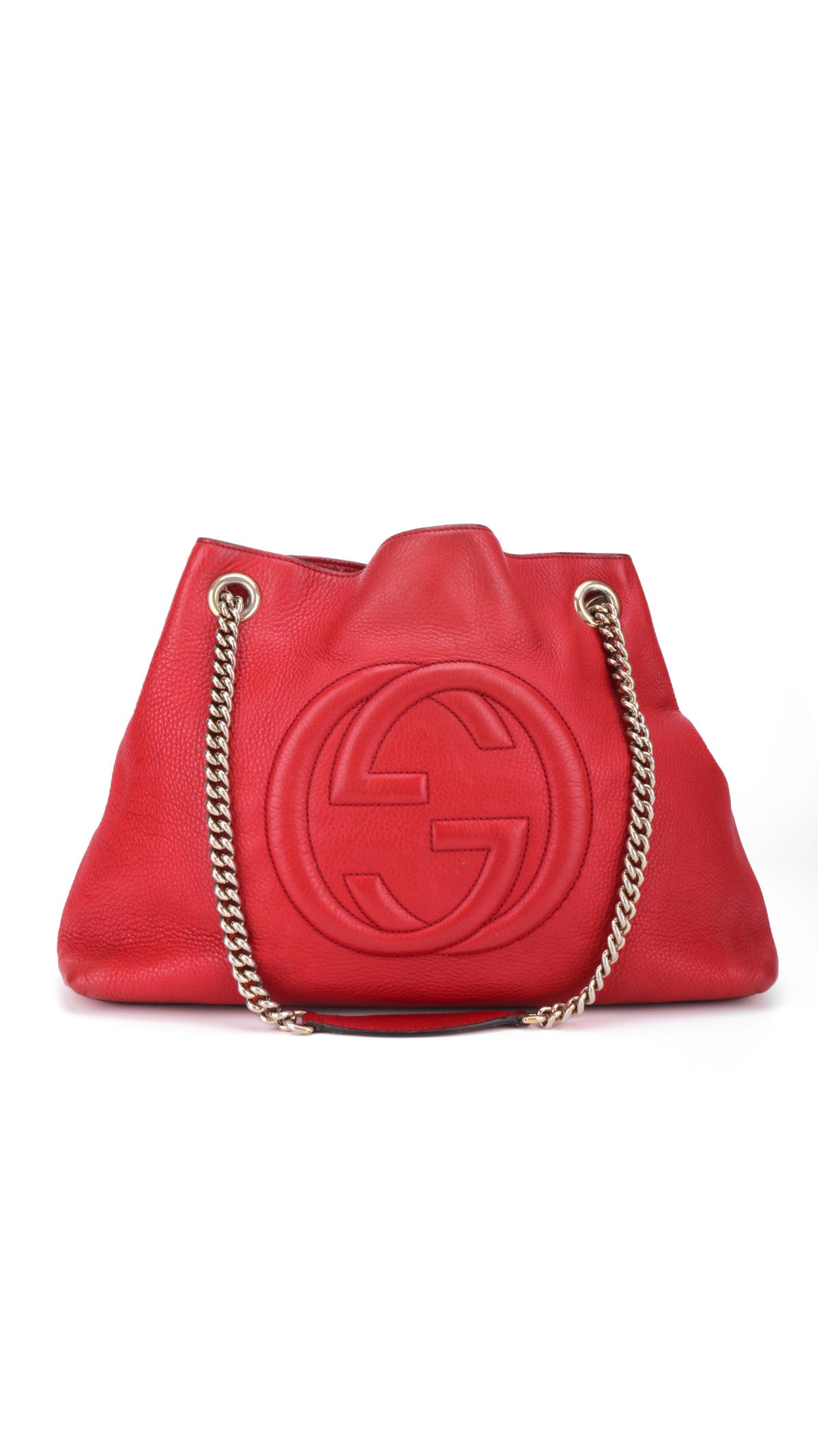 Gucci Soho Tote Bag - Red