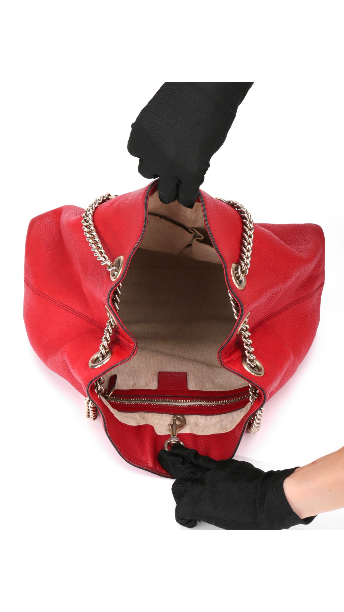 Gucci Soho Tote Bag - Red