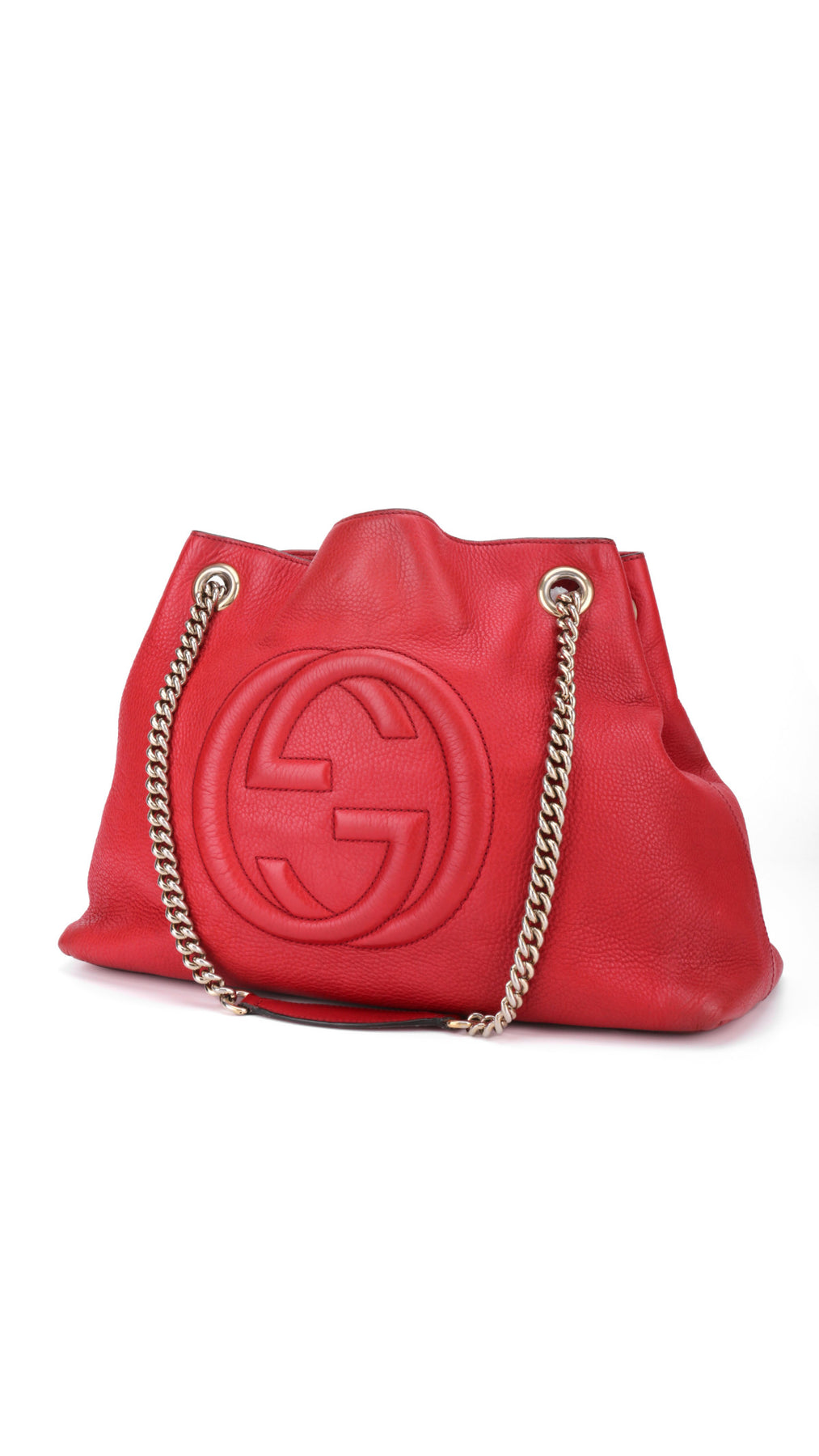 Gucci Soho Tote Bag - Red