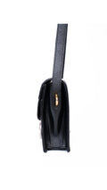 Gucci Logo Plaque Shoulder Bag - Black