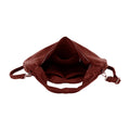 Peony Hobo Bag - Dark Red