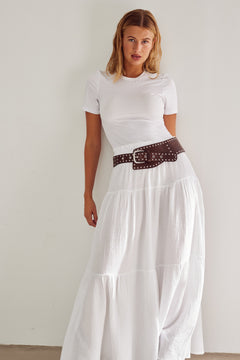 Leyla Skirt - White