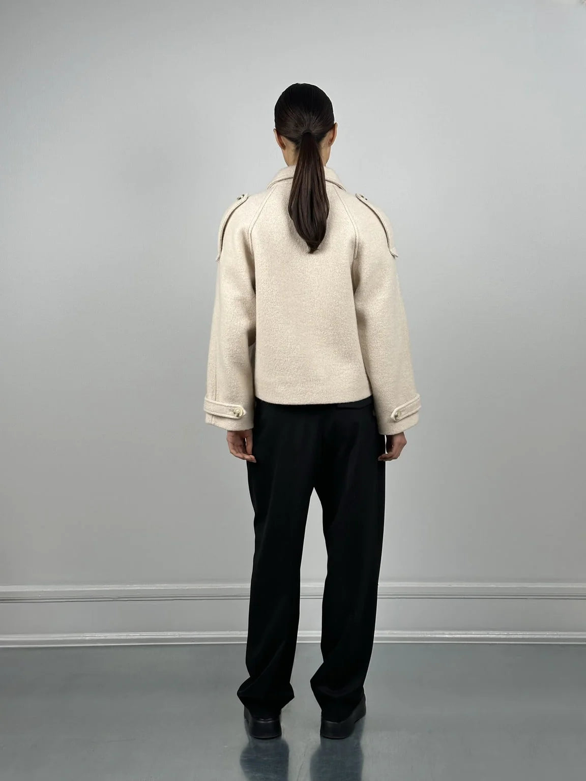 Hanni Wool Jacket - Steady - Creme