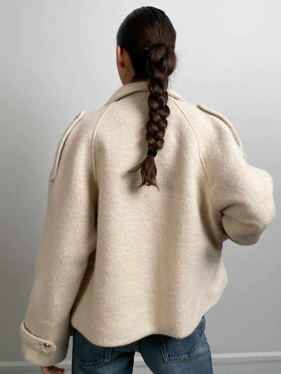 Hanni Wool Jacket - Steady - Creme