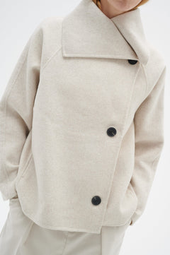 TiaraIW Short Coat - Haze Melange