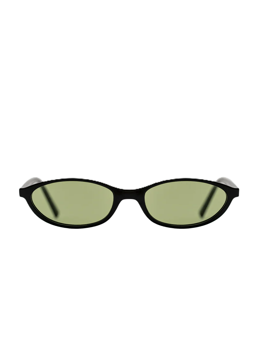 Hazel - Black/Light Green