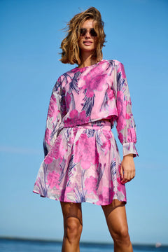 Kylie Skirt - Dark Pink