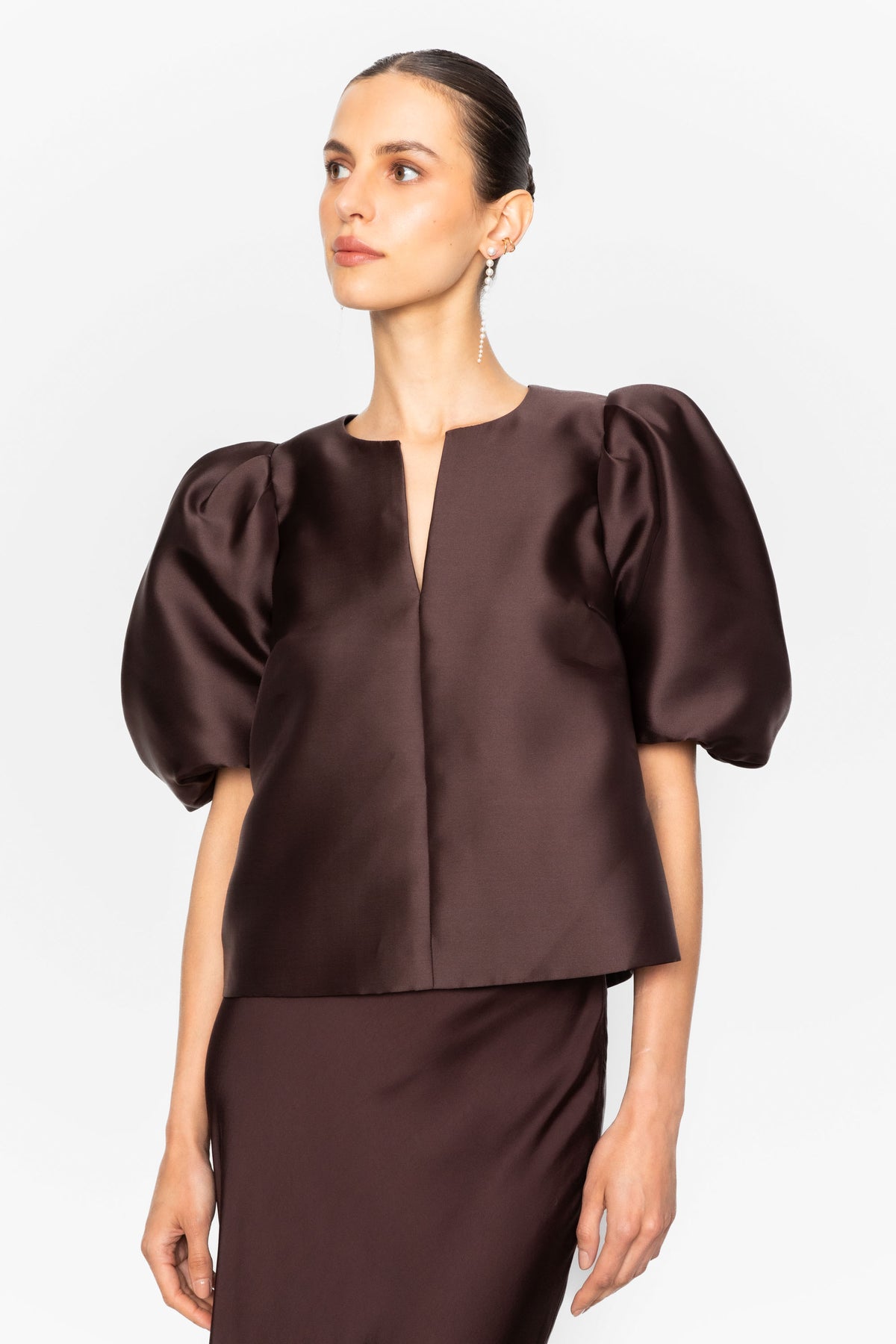 Maeve Blouse - Dark Brown