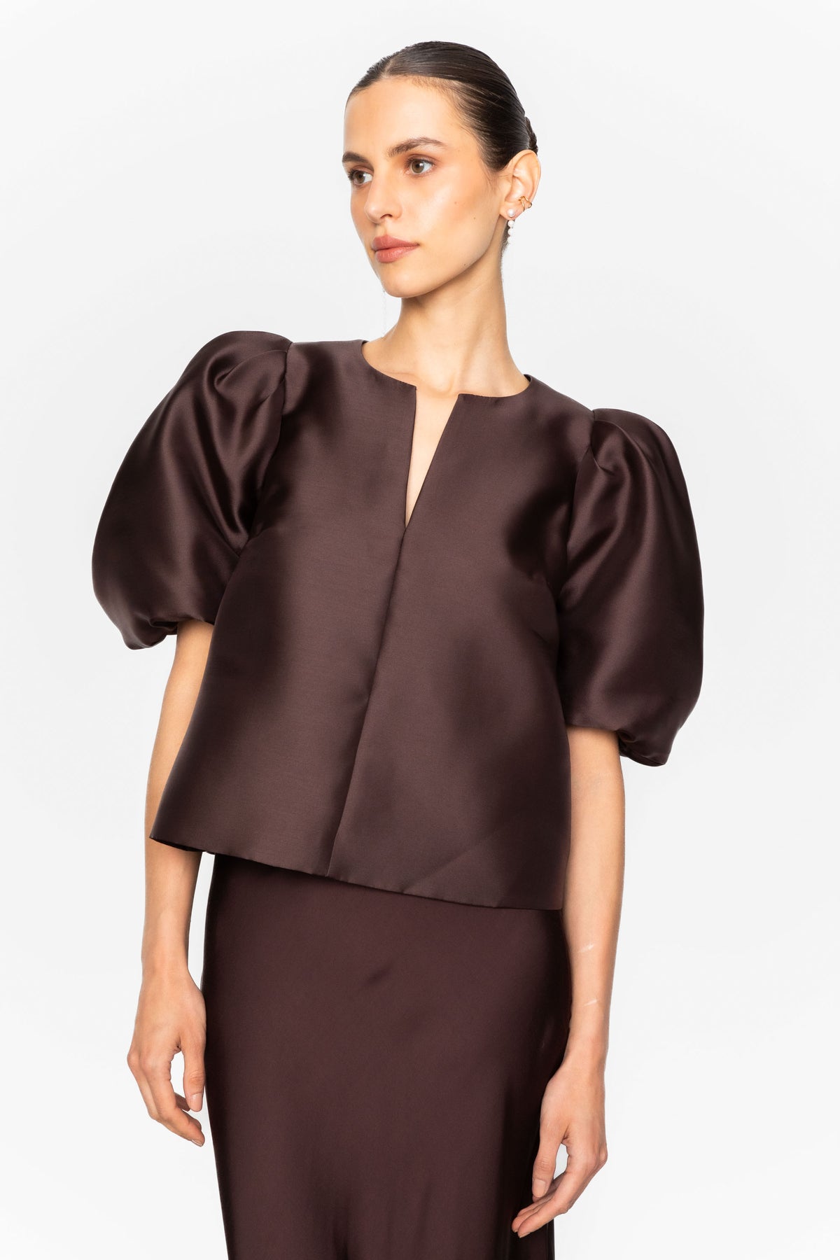 Maeve Blouse - Dark Brown