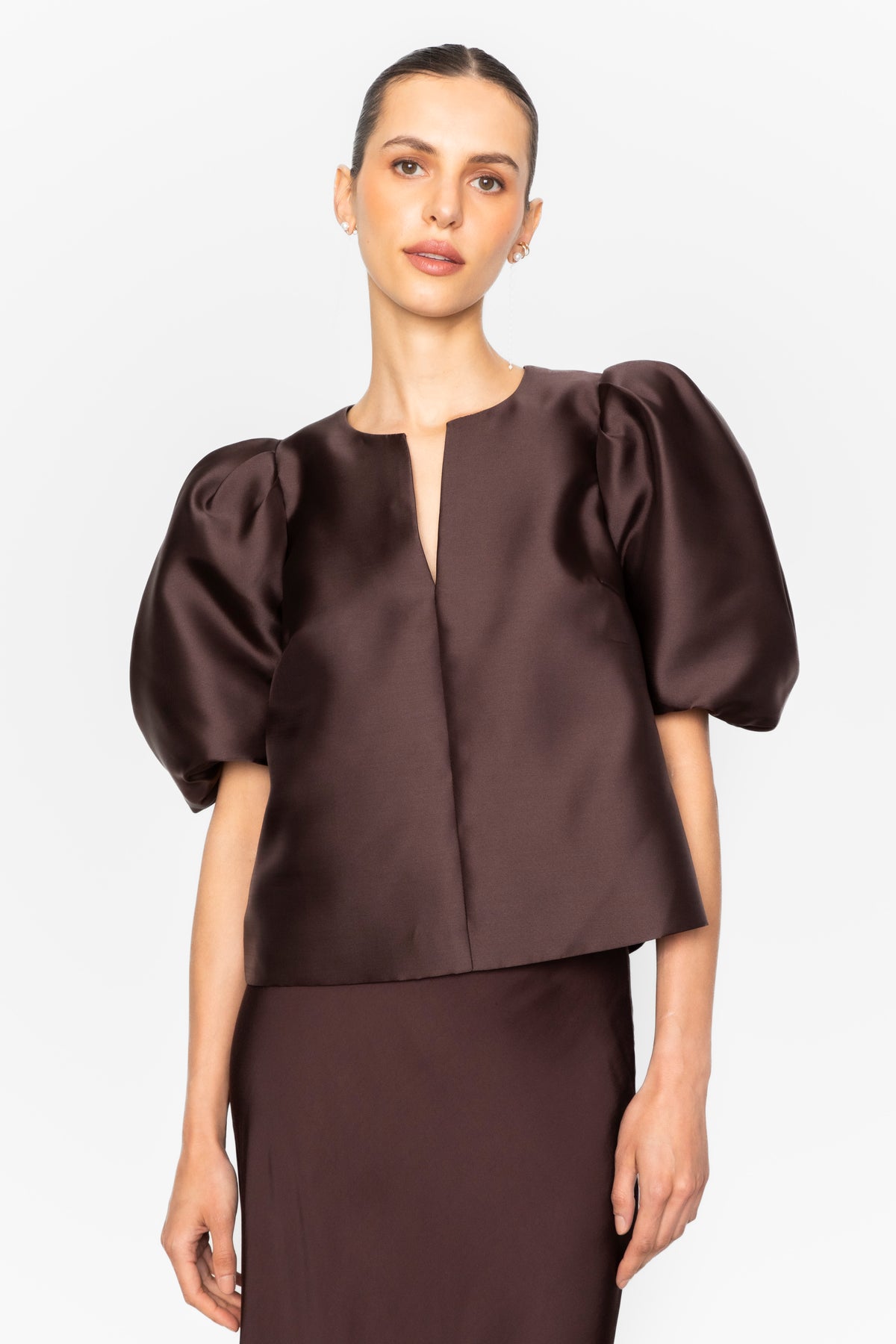 Maeve Blouse - Dark Brown
